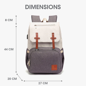R for Rabbit Caramello Smart Diaper Bag - Beige Brown - DBCMSB1