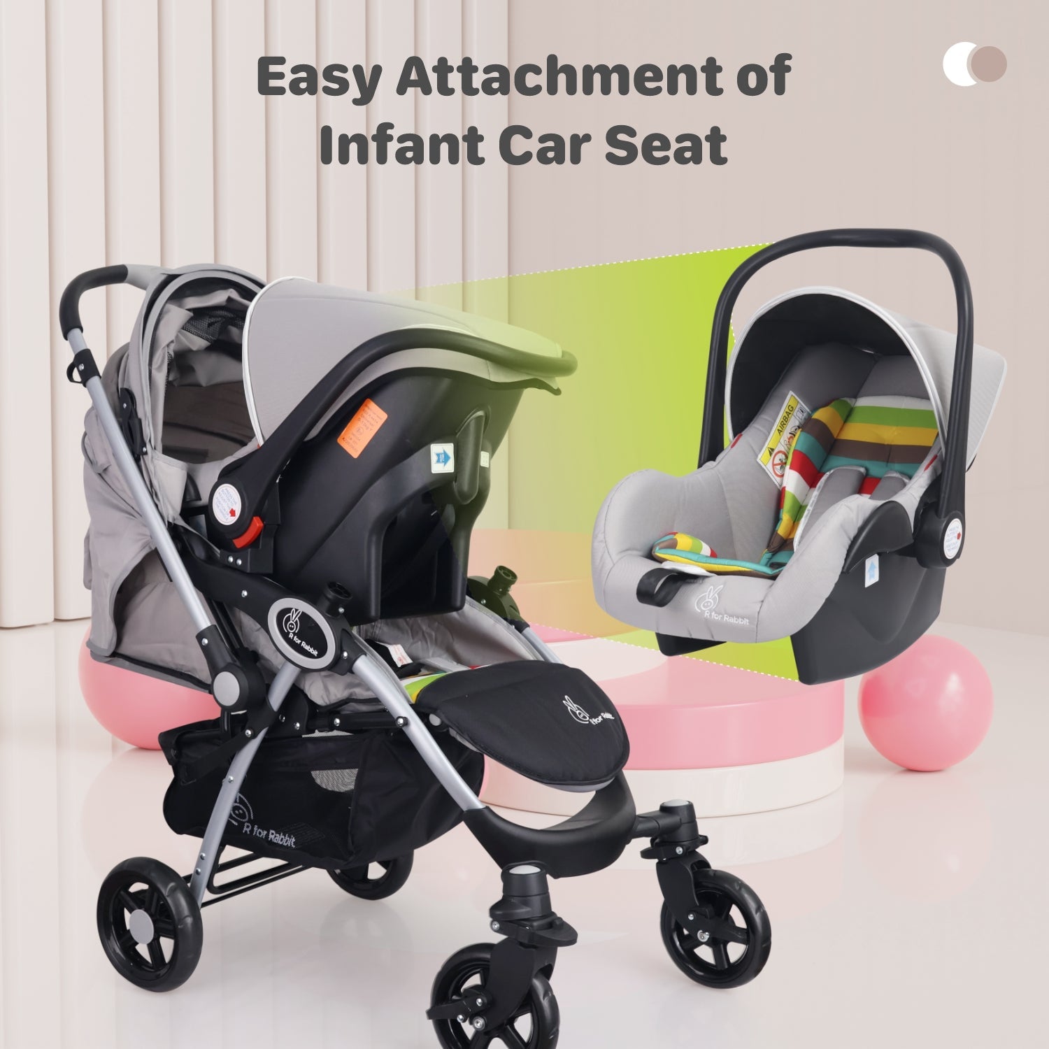 R for Rabbit Chcocolate Ride Travel System - TSCRRB1