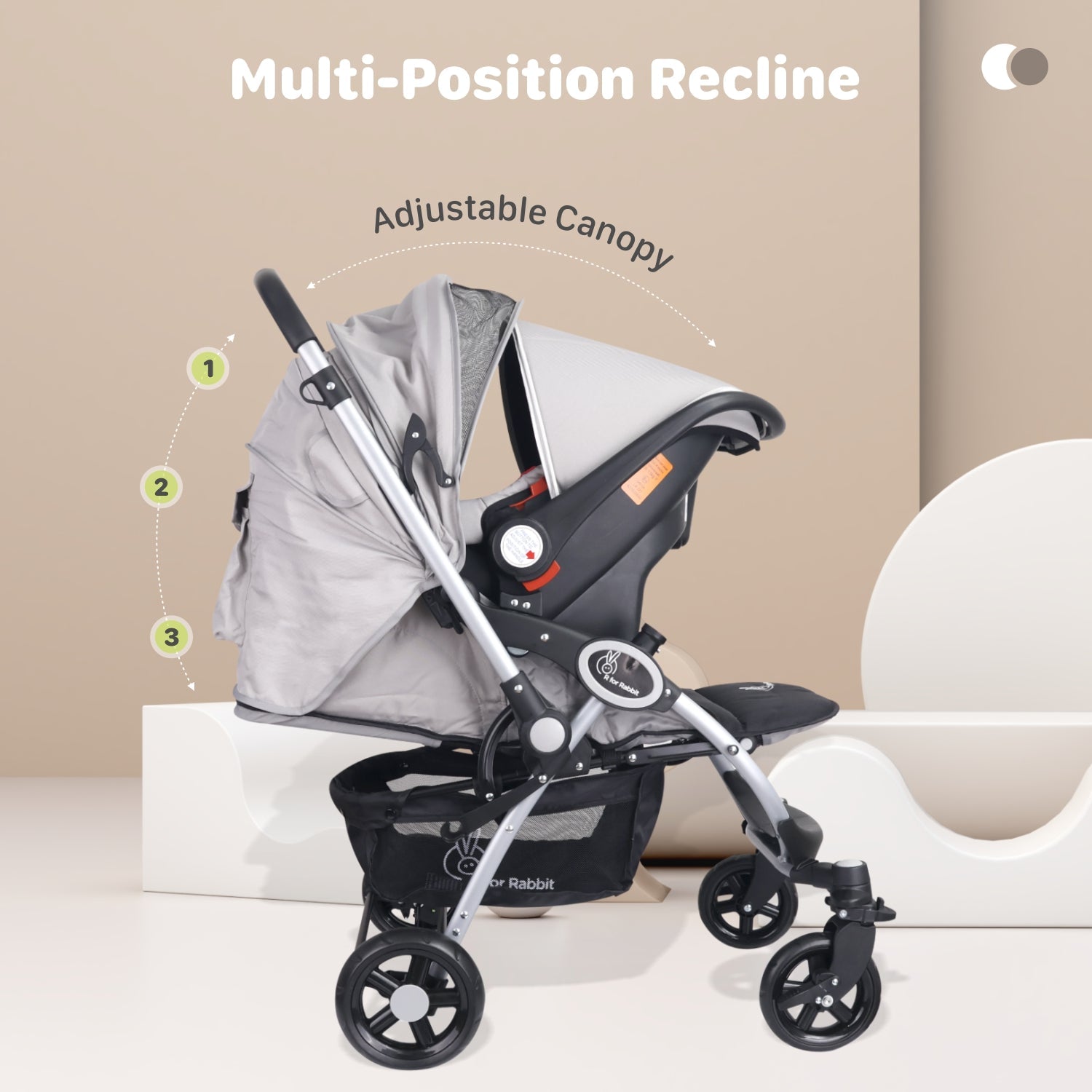 R for Rabbit Chcocolate Ride Travel System - TSCRRB1