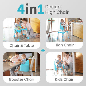R for Rabbit Cherry Berry Grand High Chair Teddy Green Baby Gear - Baby High Chair