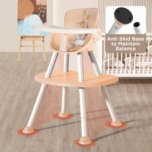 R for Rabbit Cherry Berry Safari Baby High Chair - HCCBSLB5