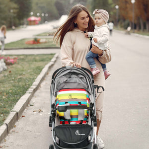 R for Rabbit Chocolate Ride Baby Strollers - Black Multi - STCRBM1