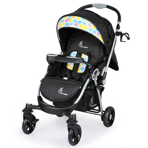 R for Rabbit Chocolate Ride Baby Strollers - Black Multi - STCRBM1