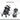 R for Rabbit Chocolate Ride Baby Strollers - Black Multi - STCRBM1