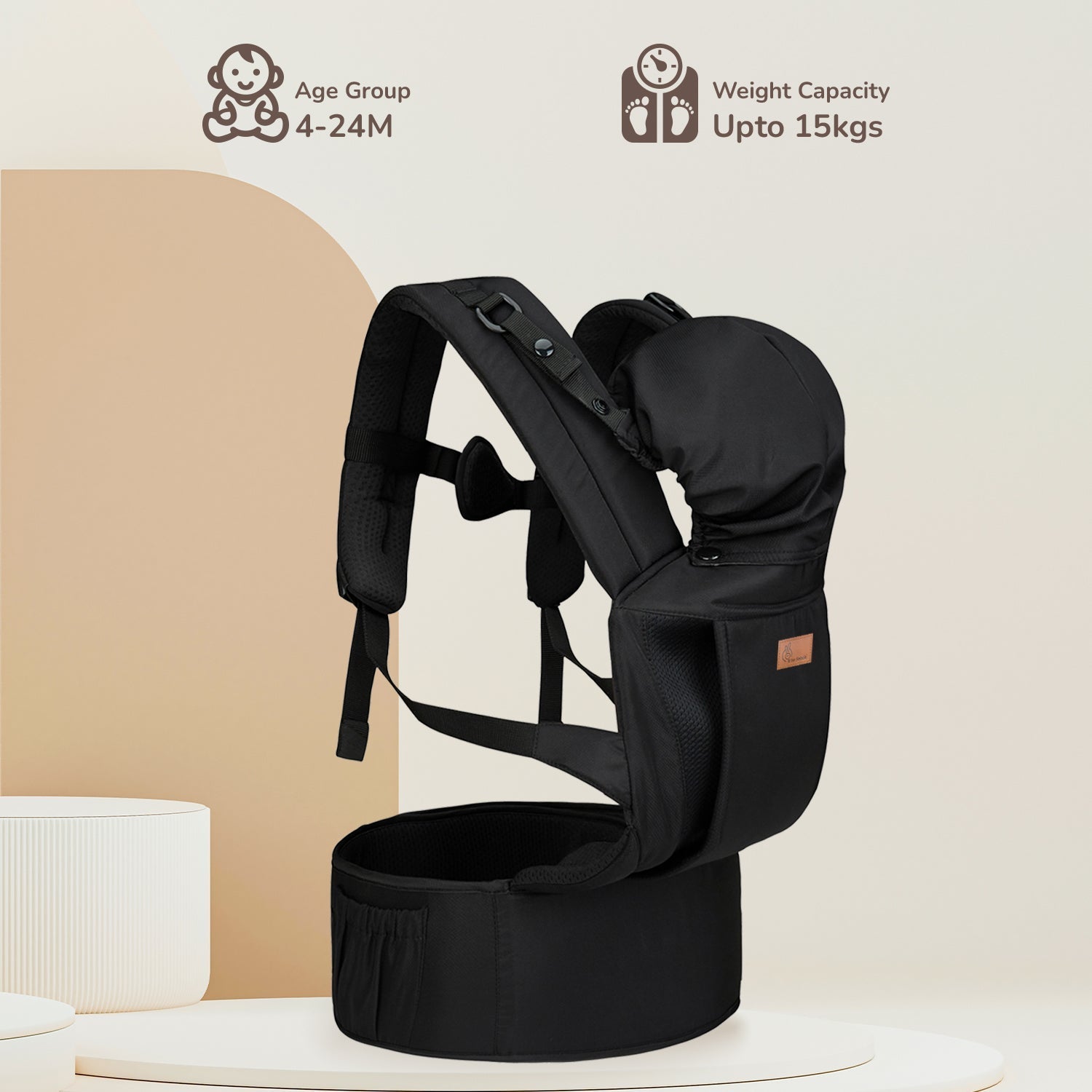 R for Rabbit Comfy Hug Ergo baby carrier - BCCHEBL1