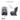 R for Rabbit Convertible Baby Car Seat Jack N Jill - Black Grey - CCJJBG1