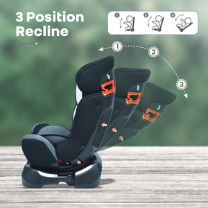R for Rabbit Convertible Baby Car Seat Jack N Jill Grand - Black Multicolor - CCJJBM3