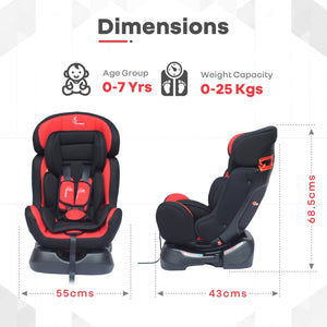 R for Rabbit Convertible Baby Car Seat Jack N Jill Grand - Red Black - CCJJRB3