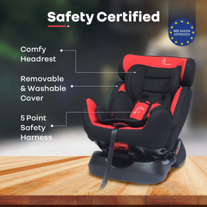R for Rabbit Convertible Baby Car Seat Jack N Jill Grand - Red Black - CCJJRB3