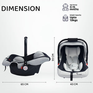 R for Rabbit Cozy 3 in 1 Multipurpose Baby Carry Cot, Rocker, Portable, Removable & Washable Cover, UV Protection Canopy - Carry Cot