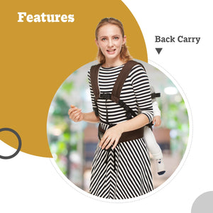 R For Rabbit Cuddle Snuggle Baby Carriers Brown Grey - BCCSBG2