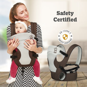 R For Rabbit Cuddle Snuggle Baby Carriers Brown Grey - BCCSBG2