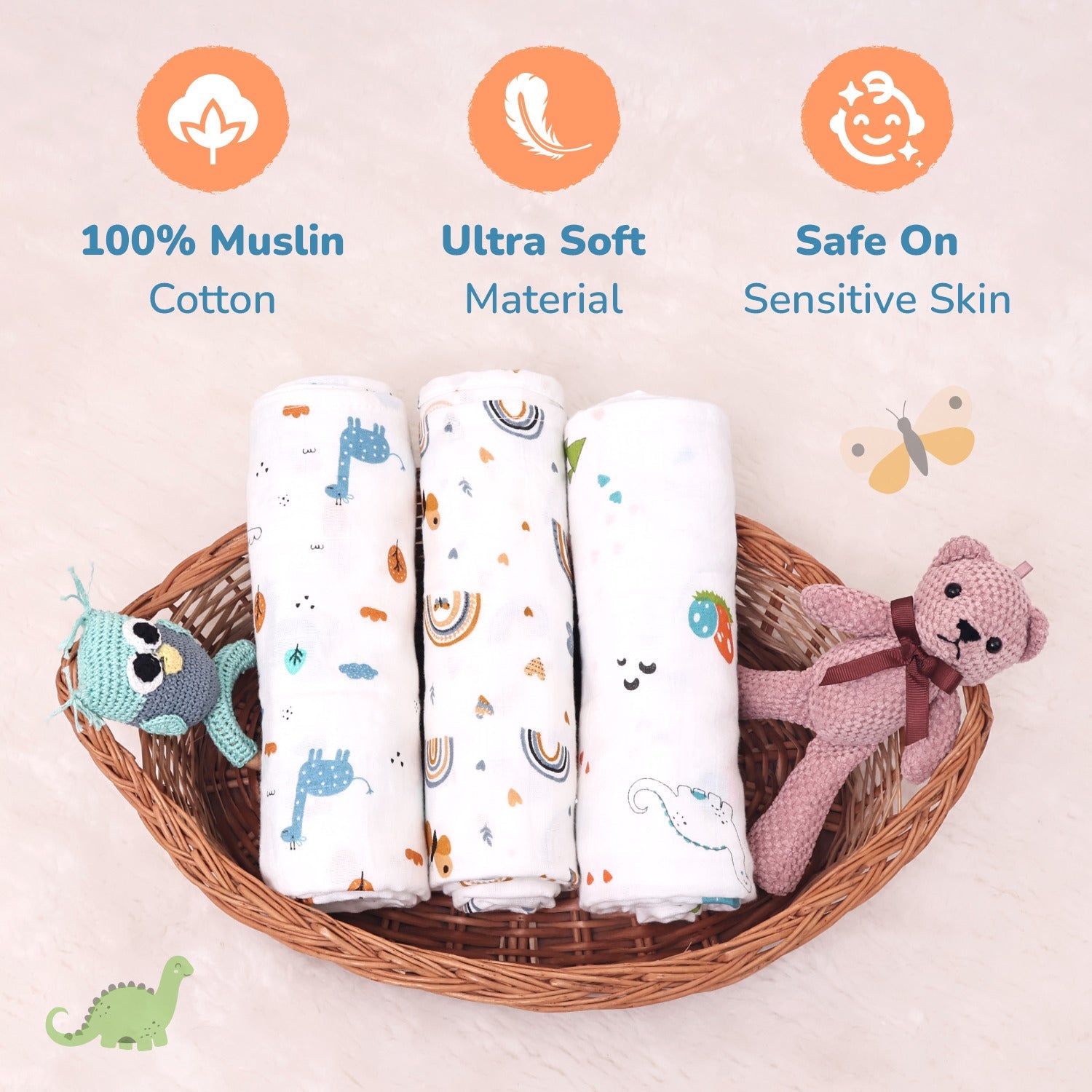 R for Rabbit Cuddlez (Pack of 3) - SWCDSM01