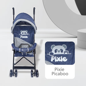 R for Rabbit Cute Little Pixie Buggy - Blue Grey - Baby Stroller & Prams
