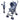 R for Rabbit Cute Little Pixie Buggy - Blue Grey - Baby Stroller & Prams