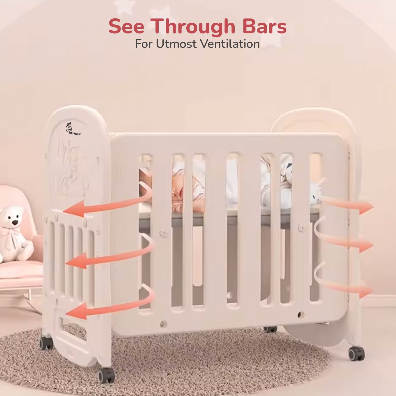 R For Rabbit Dream N Play cot - CTDNPBE01