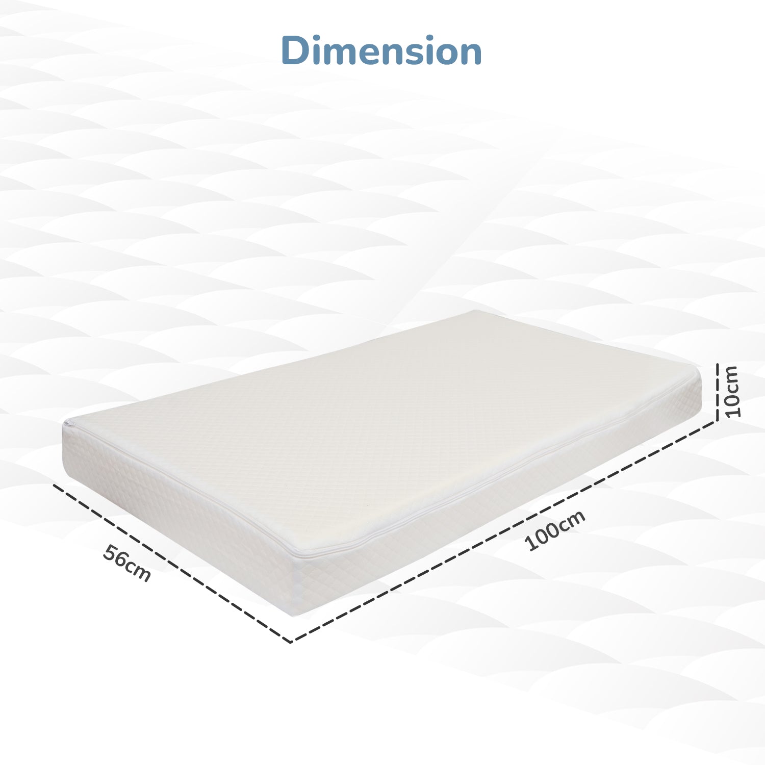 R for Rabbit Dream N Play Mattress - MTDNPWH01