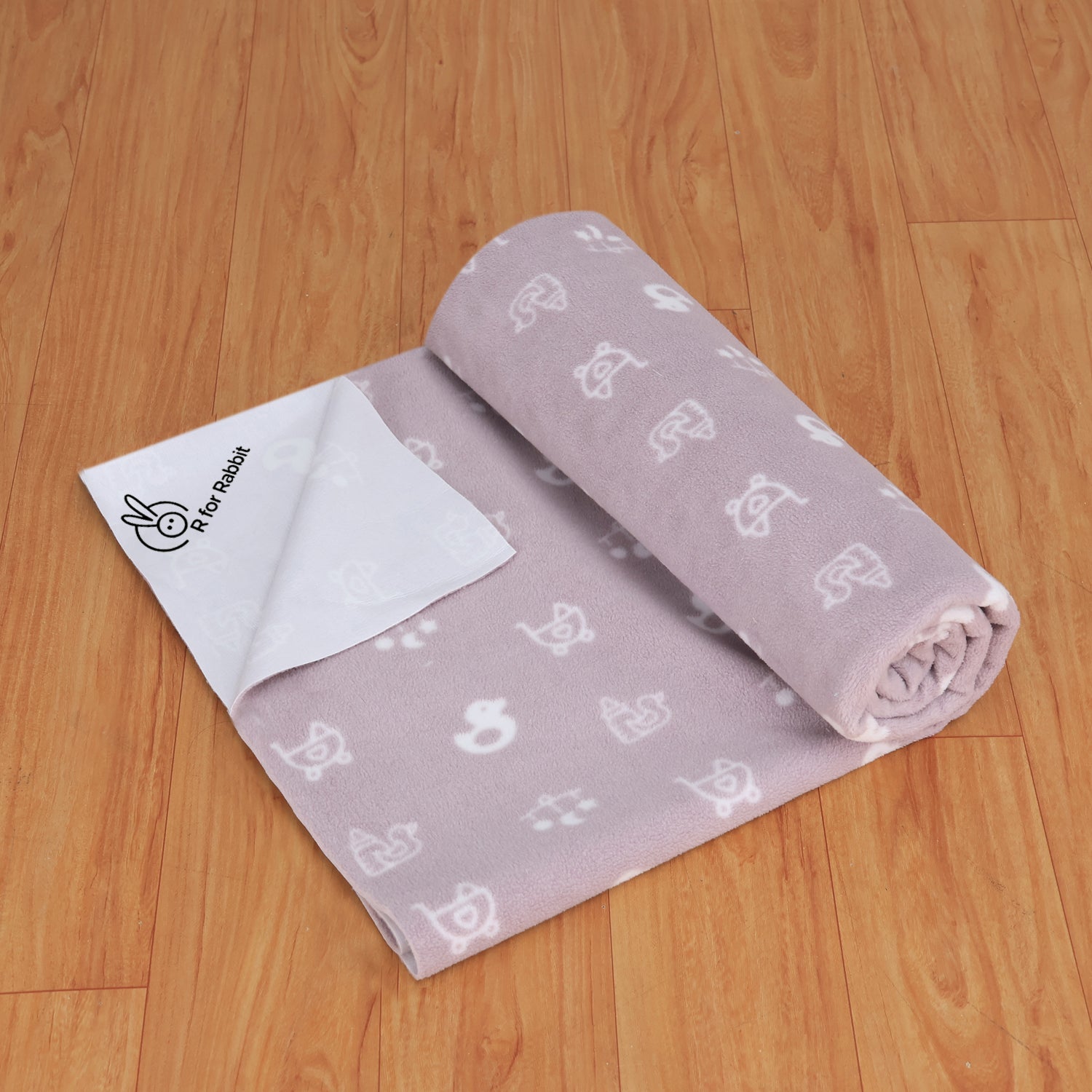 R for Rabbit Dry Nap L - Grey - Diaper Changing Mats