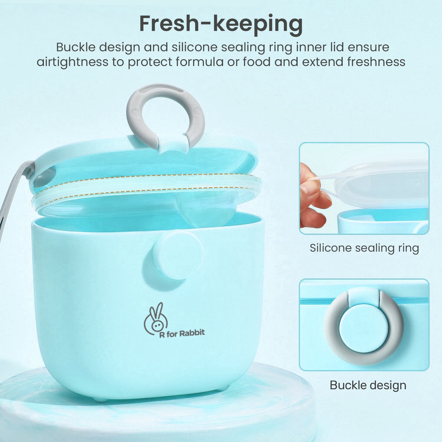R for Rabbit First Feed Box - Blue - FFBXBL1