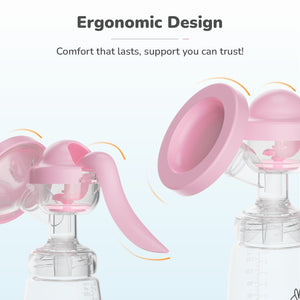 R for Rabbit First Feed Cozy Manual Feeding Breast Pump With 2 Suction Level Adjustment - Breast Pump