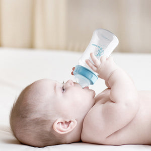 R for Rabbit First Feed Glass Bottle - Sea Green - GBFFSG120 - N