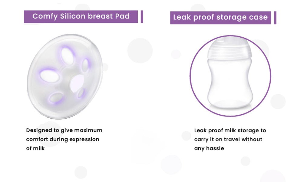 R for Rabbit First Feed Manual Breast Pump - Purple - Breast Pumps