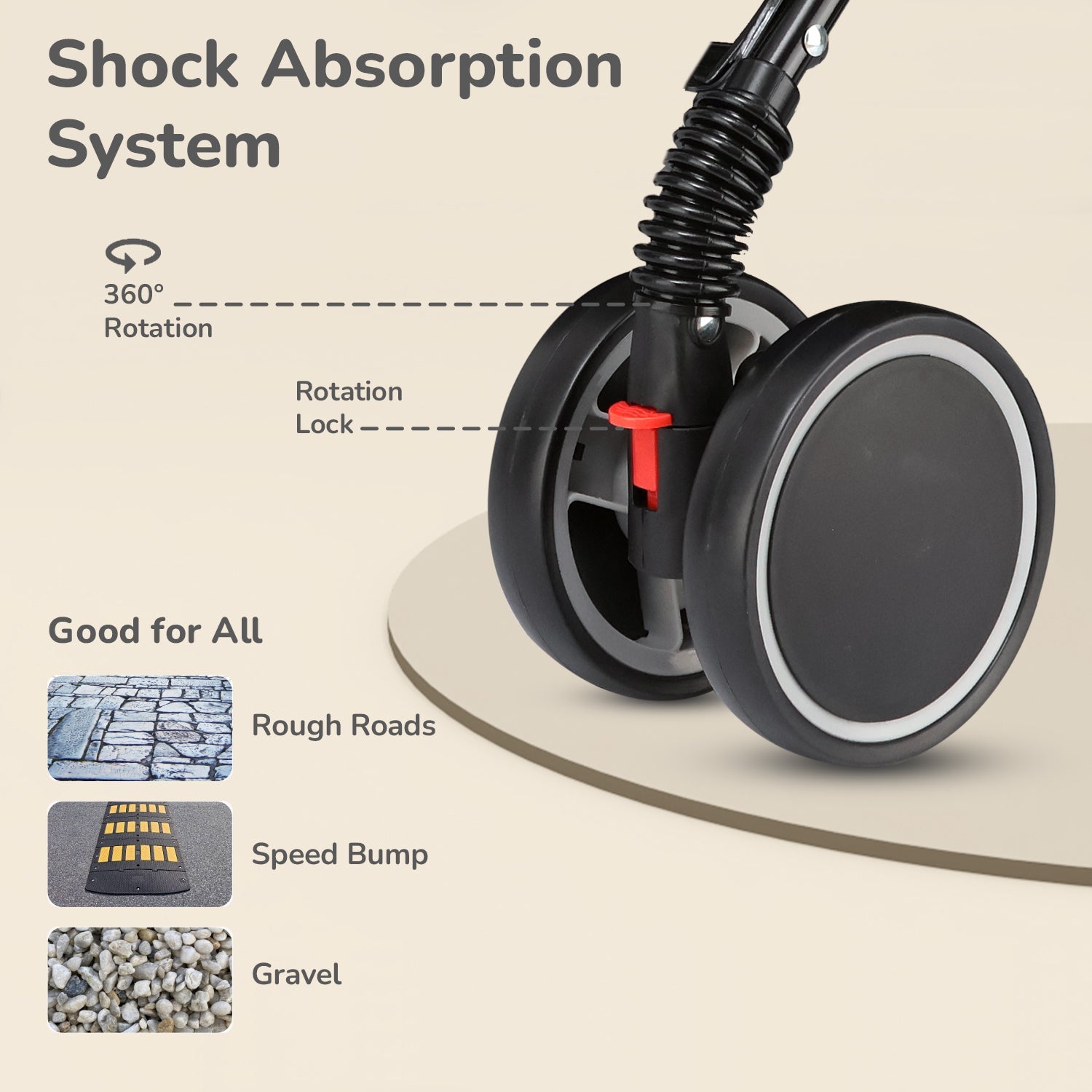 R for Rabbit Ginny And Johnny Twin Strollers & Pram - Grey - Baby Stroller & Prams