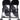 R for Rabbit Ginny And Johnny Twin Strollers & Pram- Grey - STGJBG1