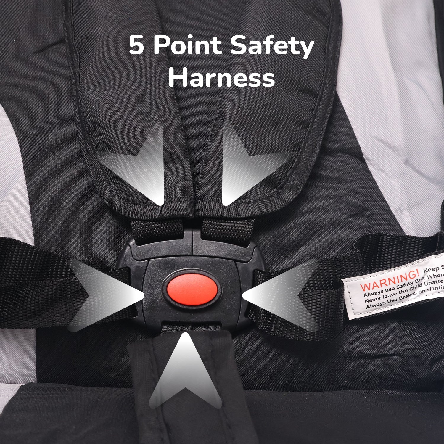 R for Rabbit Ginny And Johnny Twin Strollers & Pram - Grey - Baby Stroller & Prams