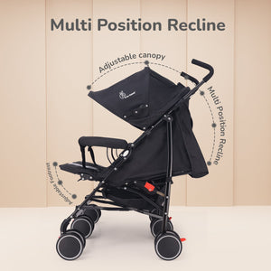R for Rabbit Ginny And Johnny Twin Strollers & Pram - Grey - Baby Stroller & Prams