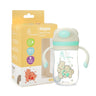 R for Rabbit Hippo Baby Straw Sipper- Green - SIHPG01
