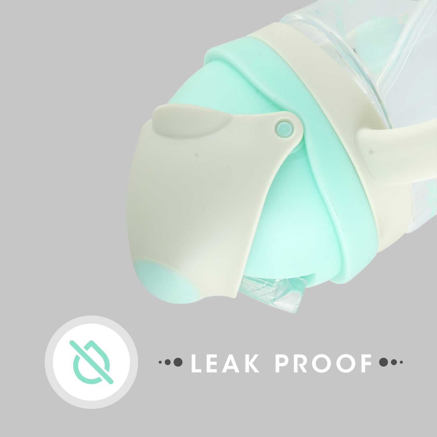 R for Rabbit Hippo Baby Straw Sipper - Green - Sippers