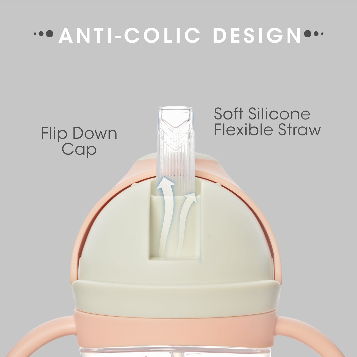 R for Rabbit Hippo Baby Straw Sipper - Yellow - Sippers