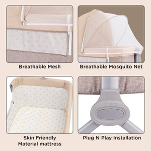 R for Rabbit Hop A Little Baby Cot - CTHLBE03
