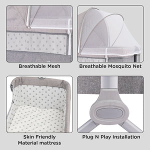 R for Rabbit Hop A Little Baby Cot - CTHLBE03
