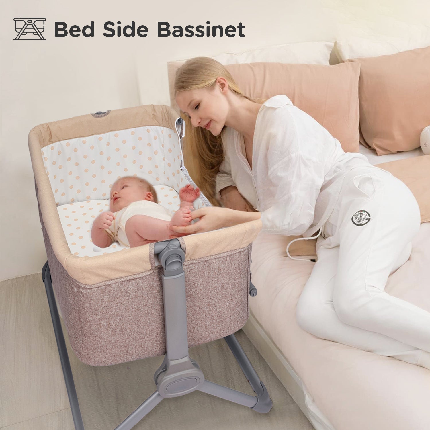 R for Rabbit Hop A Little Baby Cot - CTHLBE03