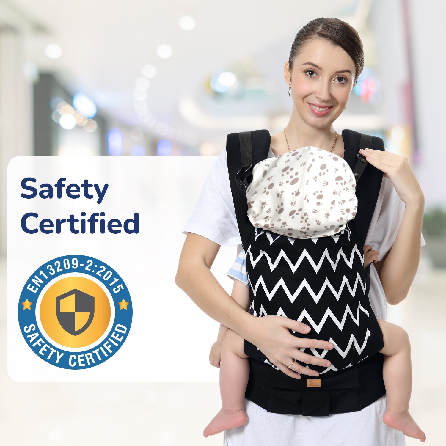  R for Rabbit Hug Me Ergo baby carrier - BCHMEBK3