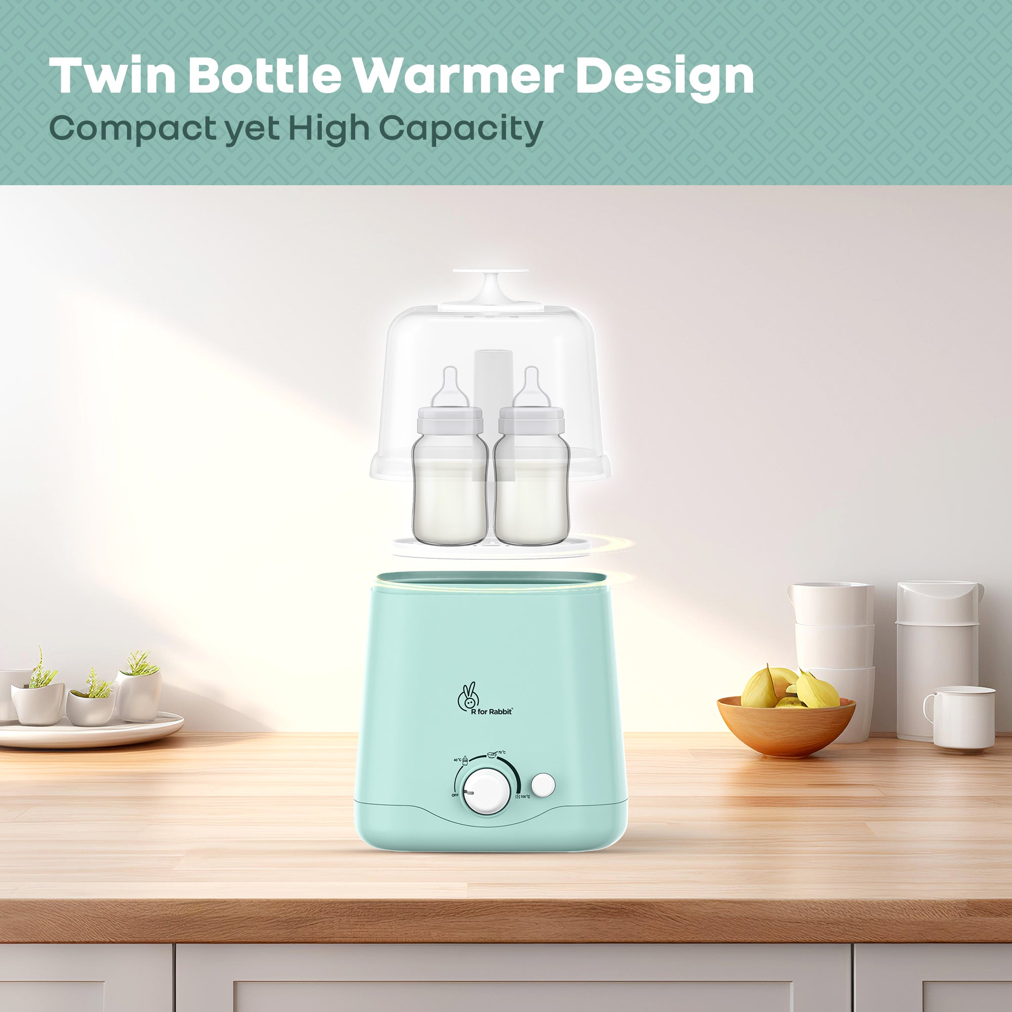 R For Rabbit Hygo Smart Twin Bottle Warmer - Bottle Warmer