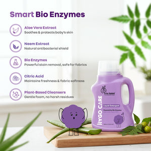 R for Rabbit Hygocare Liquid Detergent - 1000ml Liquid Detergent White Baby Care - Liquid Detergent