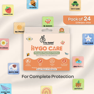 R For Rabbit Hygocare Mosquito Repellant Patches (Pack of 24) - Mosquito Repellent