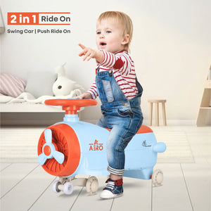 R for Rabbit Iya Iya Aero - 64cms x 28cms x 39cms Swing Car