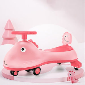 R for Rabbit Iya Iya Dino - Pink - Swing Car