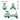 R for Rabbit Iya Iya Dino - Sea Green - SCIIDSG08