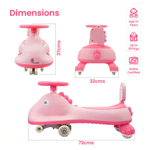 R For Rabbit Iya Iya Dino swing car - SCIIDBP08