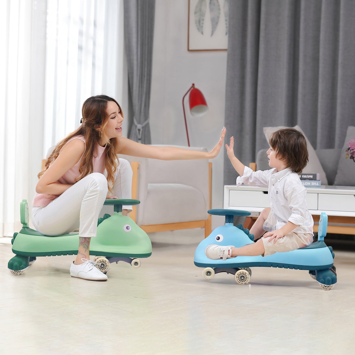 R For Rabbit Iya Iya Dino swing car - SCIIDBP08