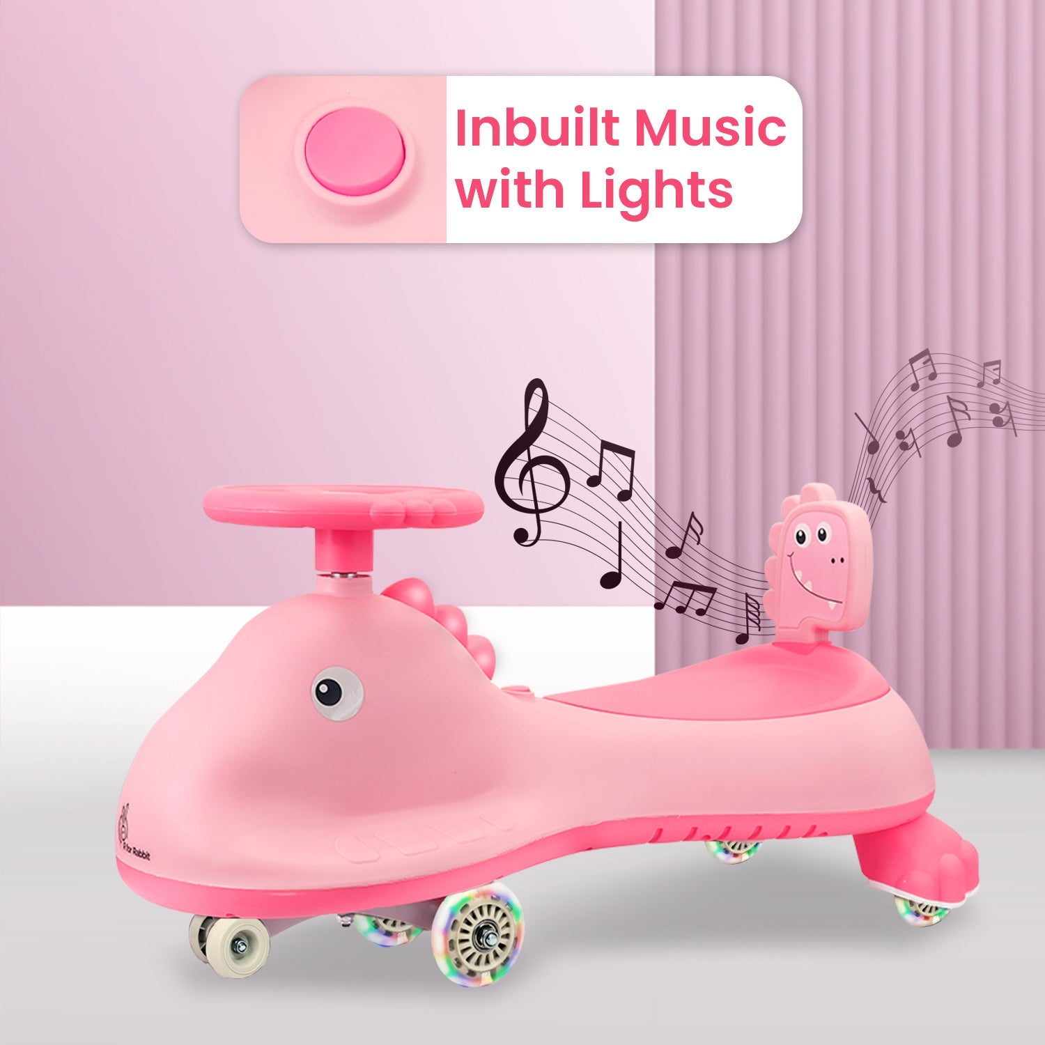 R For Rabbit Iya Iya Dino swing car - SCIIDBP08