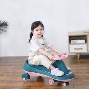 R for Rabbit Iya Iya Drift Swing Car Green Pink Ride ons and Toys - Ride on Toys