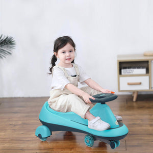 R for Rabbit Iya Iya Drift Swing Car Sky Blue Ride ons and Toys - Ride on Toys
