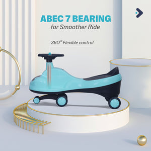 R for Rabbit Iya Iya Zippy - Lake Blue - Swing Car
