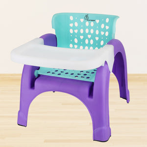 R for Rabbit Jelly Bean 3 In 1 Multi - Functional Kids Chair - Green Purple - Multi functional Chair